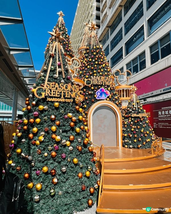 呢幾日去咗尖沙咀海港城睇最新2025年嘅聖誕佈置，今年同迪士...
