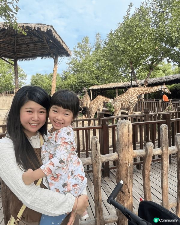 上個暑假，媽咪帶我去咗上海旅行，到野生動物園見到好多動物🦒🦓...