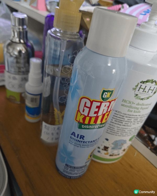 由家居各種材質和皮膚適用的消毒噴霧和清潔液，到外出所需的高防...