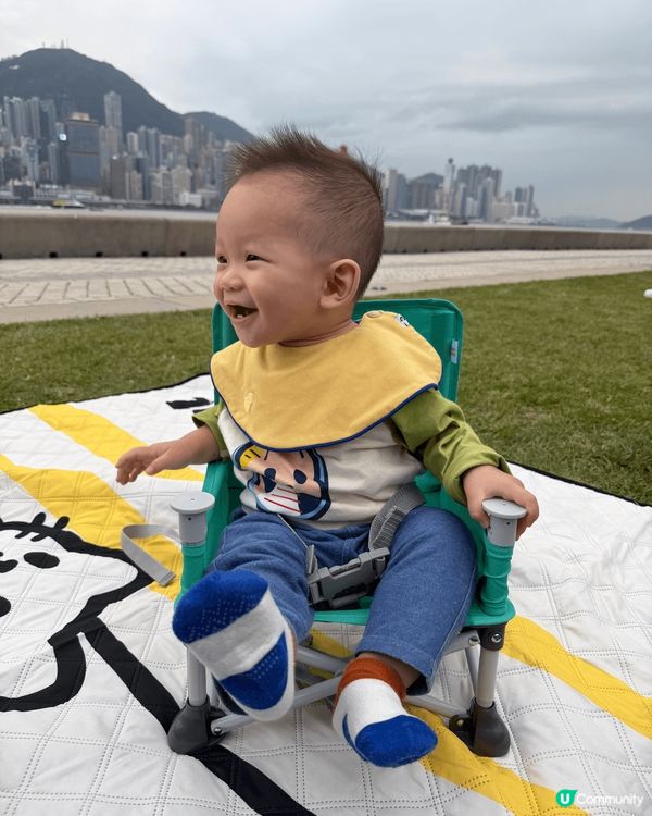 最喜歡與寶寶去不同地方探索、遊玩，一起經歷他的第一次，例如野...