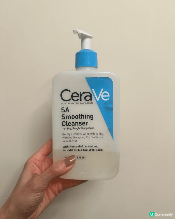 cerave 水楊酸潔面路潔面露，我最鍾意嘅爆粒粒、暗瘡嘅時...