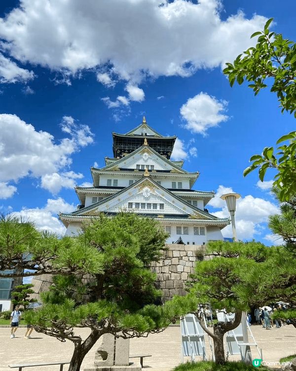 好去处地点：日本大阪城，四天王寺、难波八阪神社