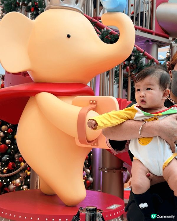 沙田新城市廣場都有聖誕裝飾啦 好岩親子不齊打卡影相
