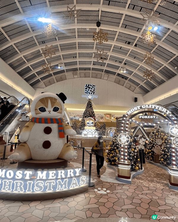 馬鞍山新港城商場，mofusand 聖誕村，好有聖誕氣氛，獨...
