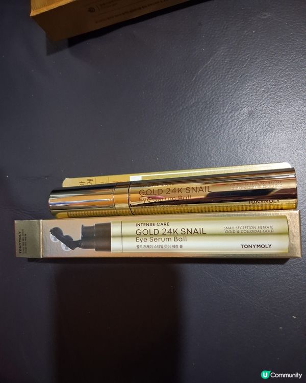 TONYMOLY蝸牛全效修護24K純金眼部精華雙球滾珠棒