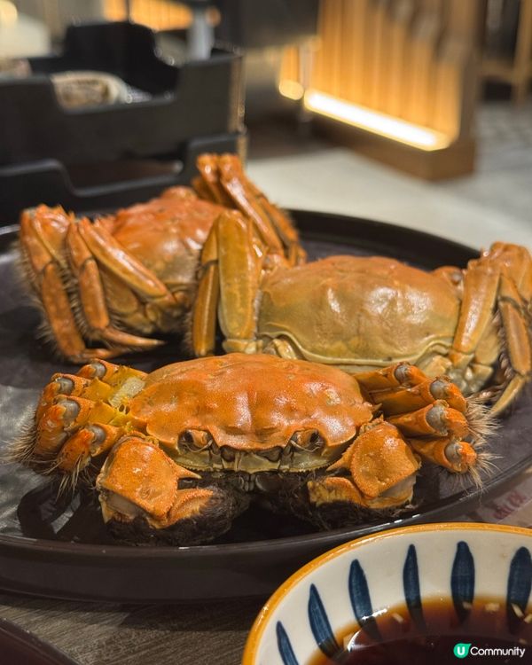 牛大人放題🤤🦀！食A4黑毛和牛+大閘蟹！