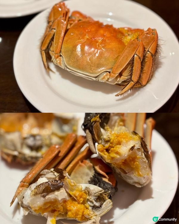 自肋餐仲有大閘蟹食❤️