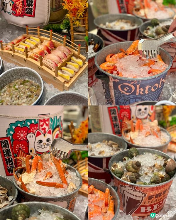 自肋餐仲有大閘蟹食❤️