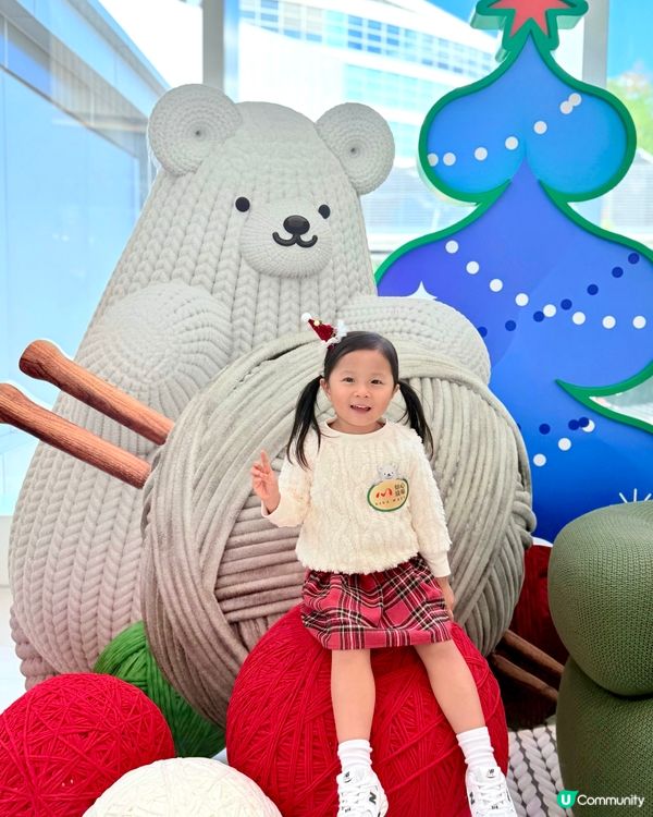 #聖誕好去處 🎄如心廣場chill織熊聖誕派對🐻📸