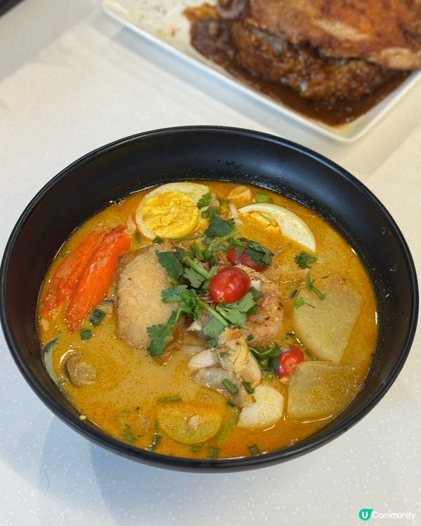 南朗山道熟食市場😋海鮮喇沙米線超正🍜超大塊雞排❤️