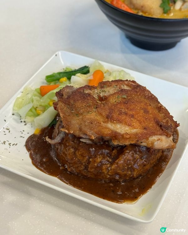 南朗山道熟食市場😋海鮮喇沙米線超正🍜超大塊雞排❤️