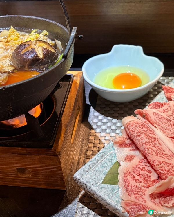 藍旗吞拿魚刺身🤤和牛壽喜鍋暖笠笠🍲！