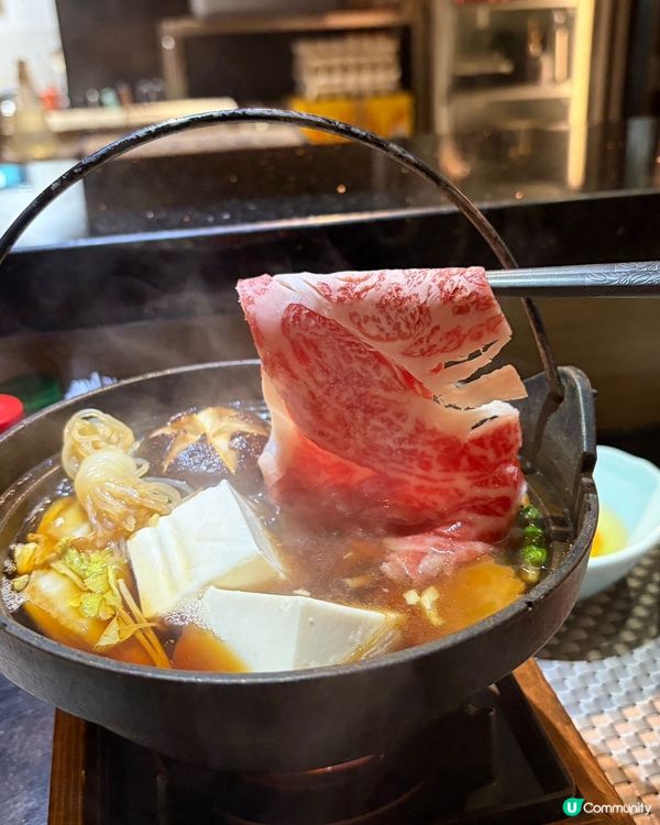 藍旗吞拿魚刺身🤤和牛壽喜鍋暖笠笠🍲！