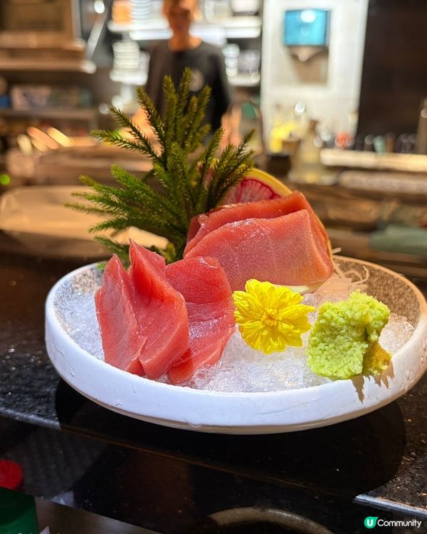 藍旗吞拿魚刺身🤤和牛壽喜鍋暖笠笠🍲！