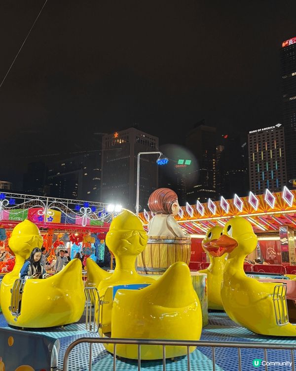 每年的冬天,在中環海濱舉行的冬日盛典