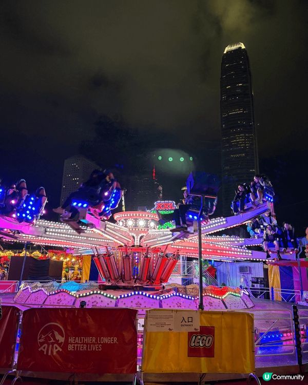 每年的冬天,在中環海濱舉行的冬日盛典