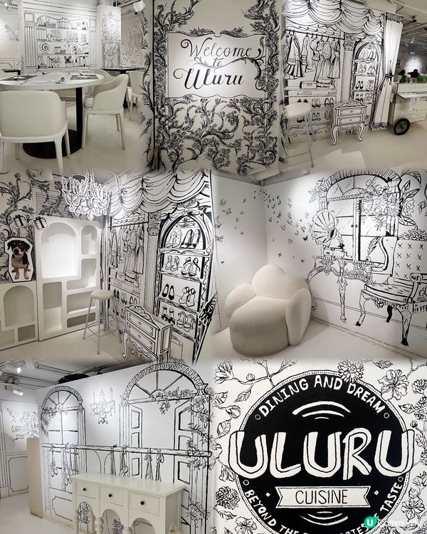 超人氣打卡餐廳𝐔𝐋𝐔𝐑𝐔🖤🤍