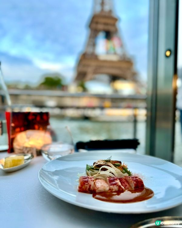 巴黎塞納河浪漫遊船！🇫🇷✨ 奢華美食之旅！