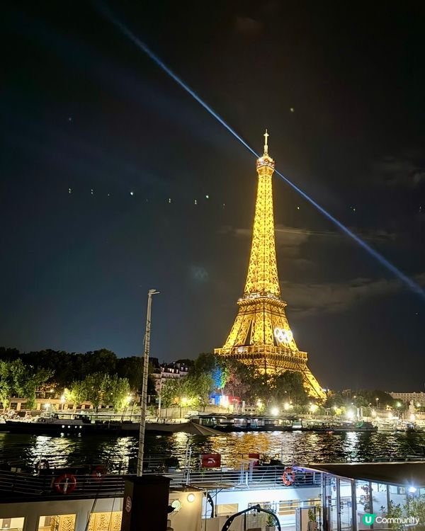 巴黎塞納河浪漫遊船！🇫🇷✨ 奢華美食之旅！