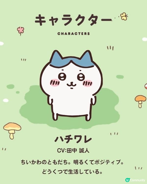 Chiikawa三個最受歡迎嘅角色