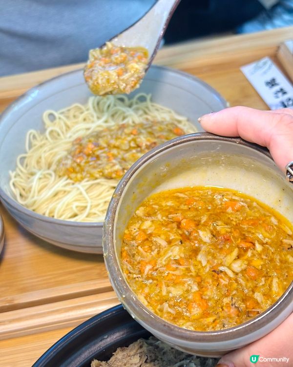 蟹黃控衝呀！🦀蟹興記蟹黃面🤤！