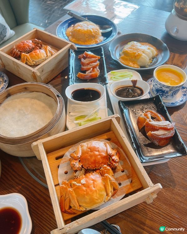 尖沙咀🦀羲和雅苑大閘蟹片皮鴨放題！90分鐘狂掃！🤤