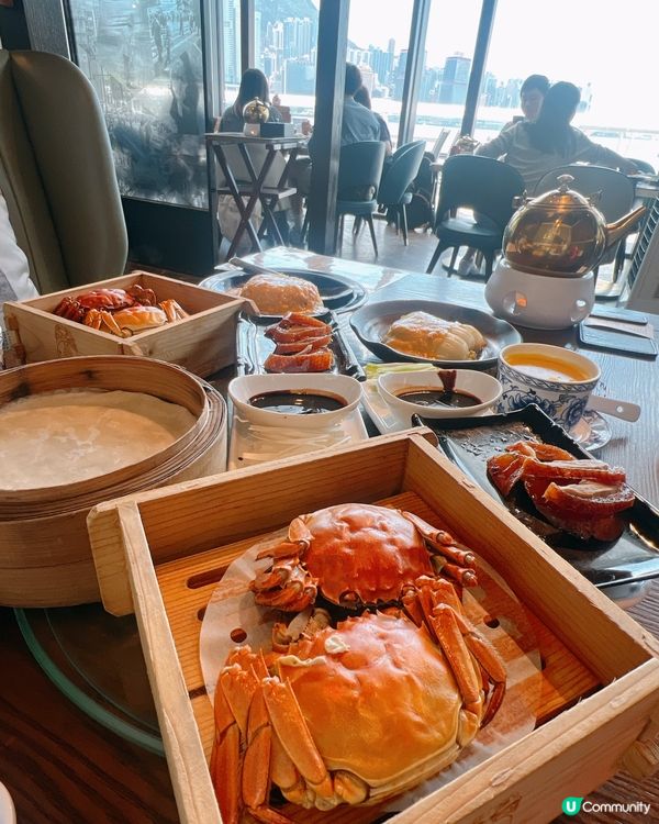 尖沙咀🦀羲和雅苑大閘蟹片皮鴨放題！90分鐘狂掃！🤤