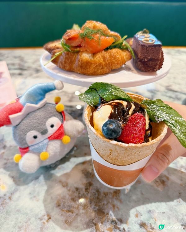 下午茶打卡！環境靚到爆！🤩 擺盤超精緻！😋