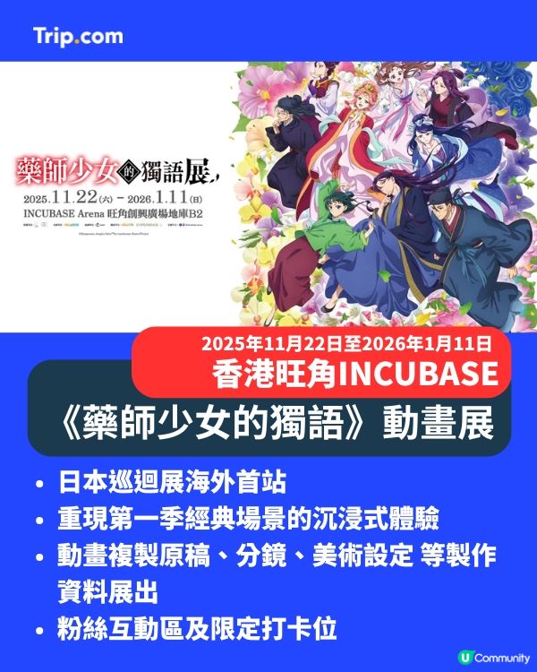 🎄貓貓登場！香港旺角INCUSE帶來新人氣動漫展覽！