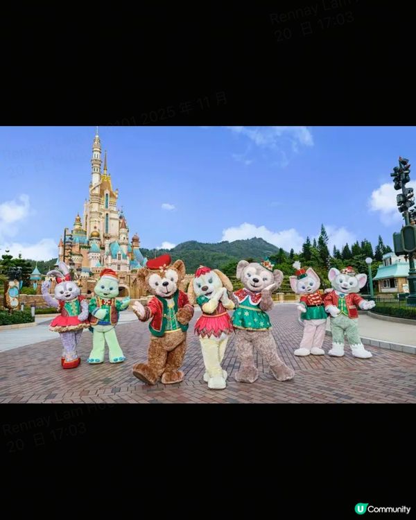 香港迪士尼聖誕🎄！打卡必去📸！