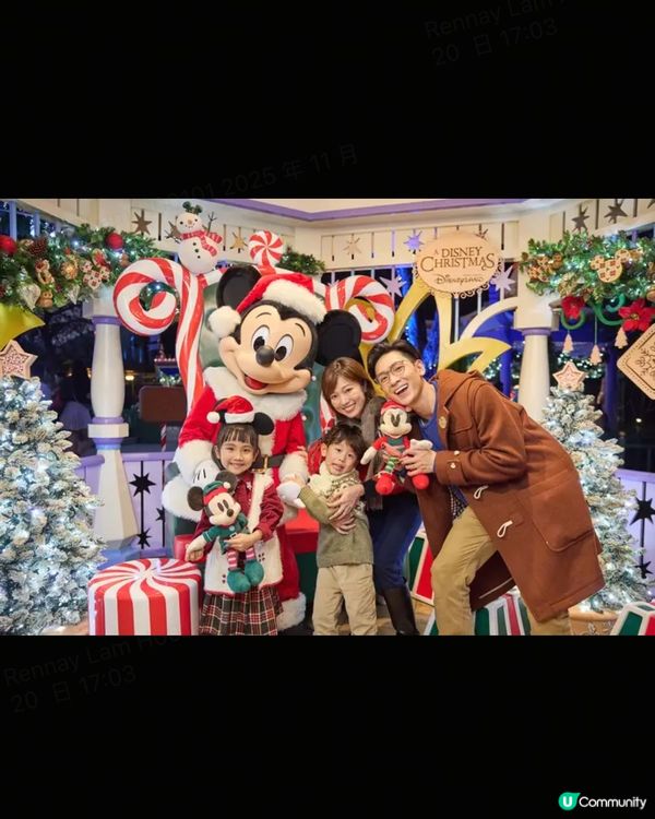 香港迪士尼聖誕🎄！打卡必去📸！