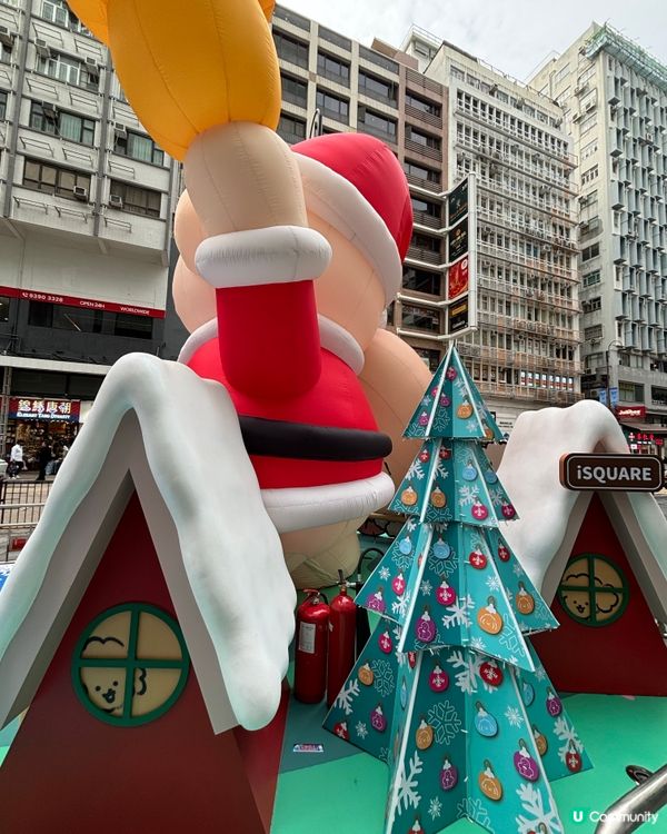 Xmas 2025 - 萌犬Muck化身5米高聖誕老人