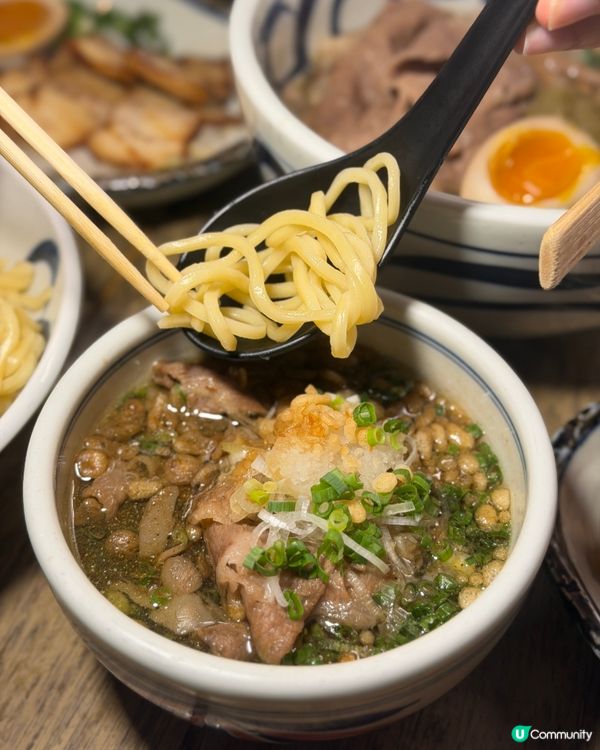 上環拉麵街🍜！和牛壽喜燒沾麵🤤！正！😋