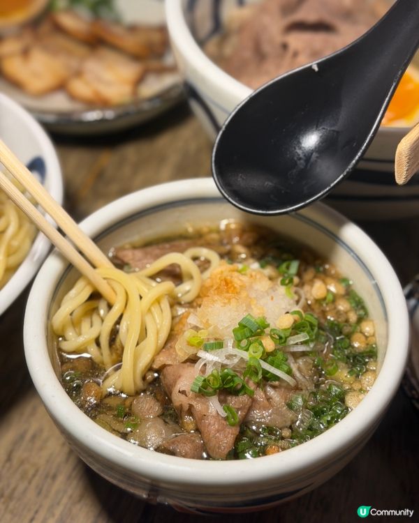 上環拉麵街🍜！和牛壽喜燒沾麵🤤！正！😋