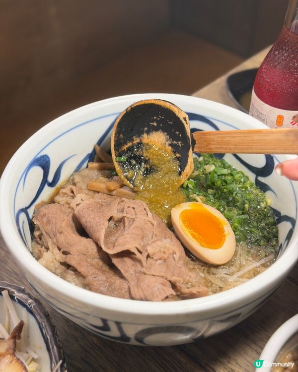 上環拉麵街🍜！和牛壽喜燒沾麵🤤！正！😋