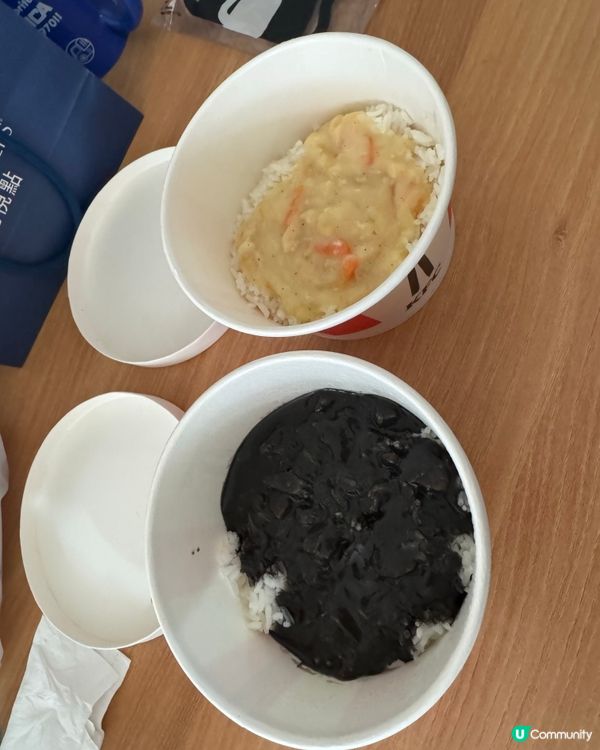 ［糧尾恩物］ 22蚊兩個大飯 & 墨汁雞皇飯