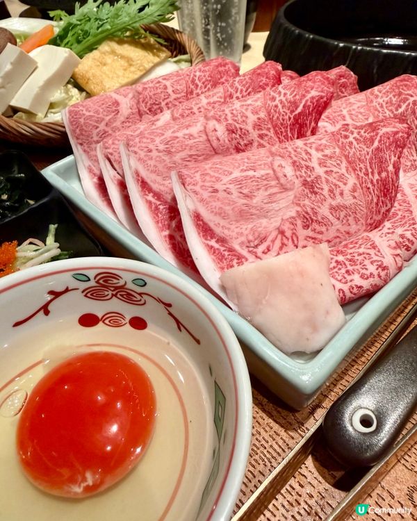 [勞蘇食]儀式感滿滿既和牛壽喜燒✨