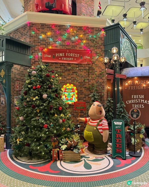 太古廣場聖誕中央動物車站