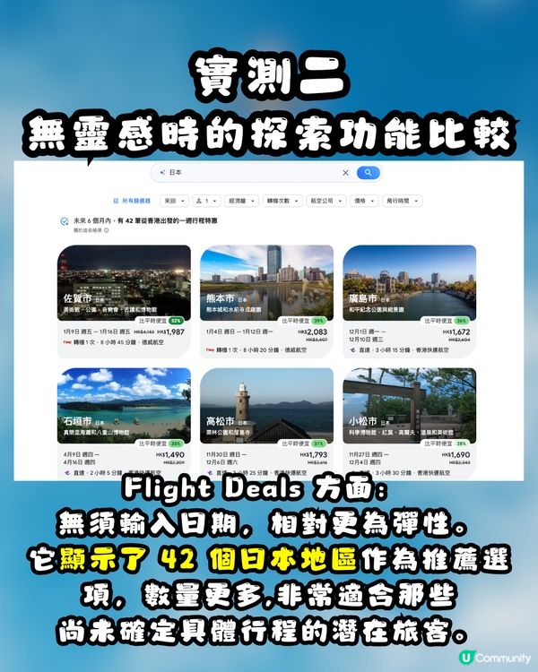 ✈️ 用AI搵平機票得唔得？🔍Google Flight Deals 全球擴展實測點評！