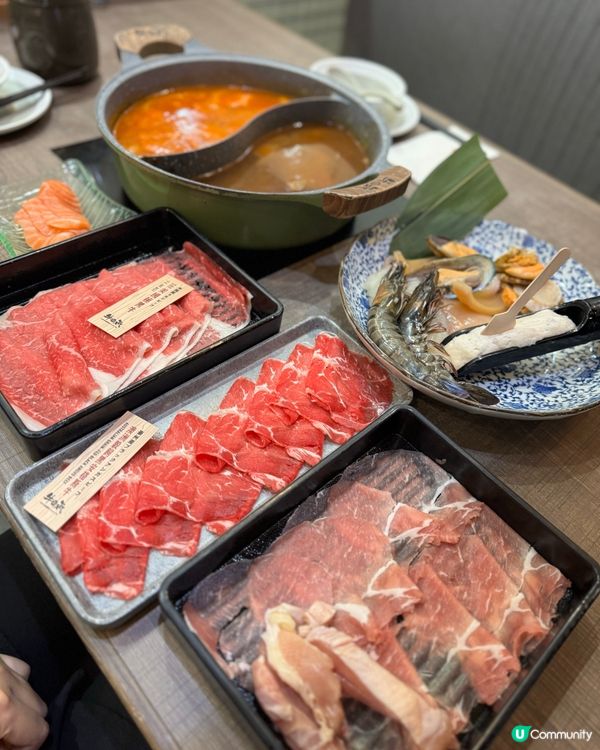 牛気邊爐🍲海鮮番茄湯正到爆😋