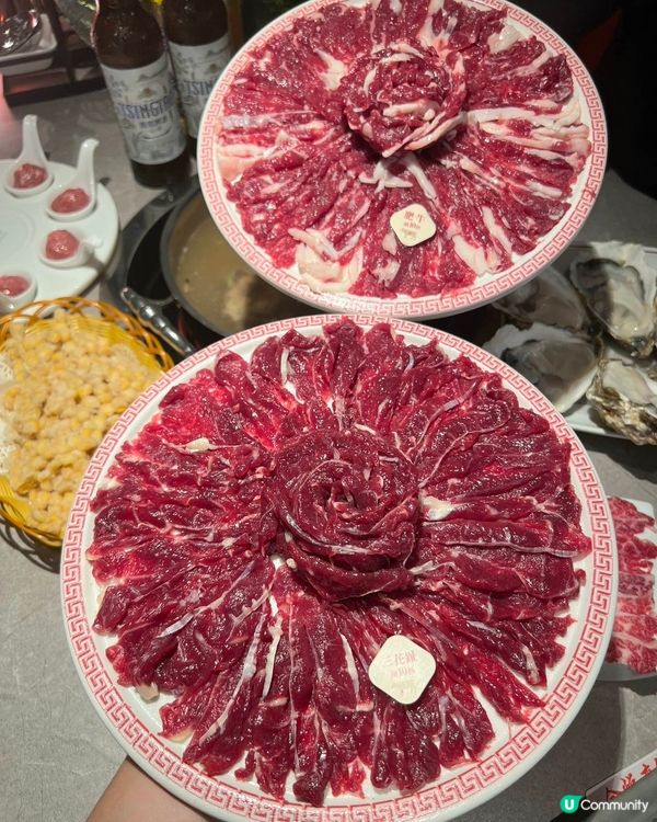 羅湖火鍋🤤5分鐘到！新鮮牛肉😋！