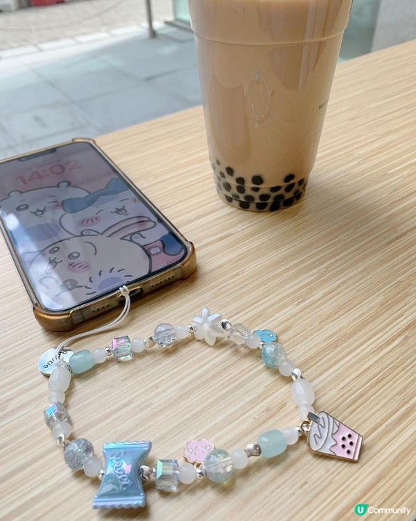 🧋珍珠奶茶吊飾💕