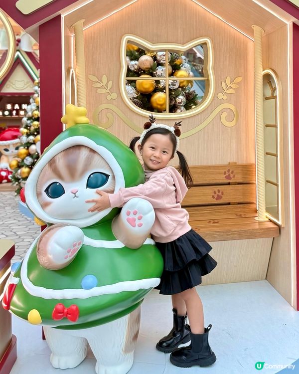 So cute😍馬鞍山新港城喵喵聖誕探險記😻萌爆打卡！📸