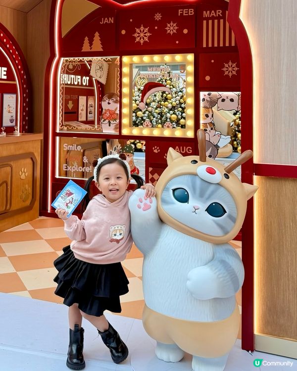 So cute😍馬鞍山新港城喵喵聖誕探險記😻萌爆打卡！📸
