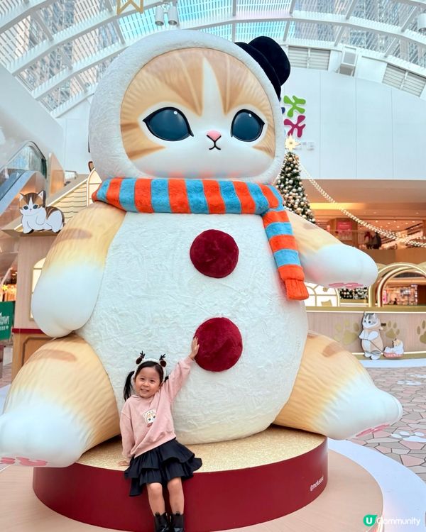 So cute😍馬鞍山新港城喵喵聖誕探險記😻萌爆打卡！📸