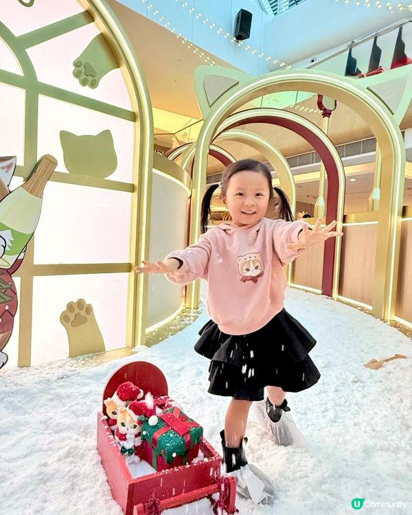 So cute😍馬鞍山新港城喵喵聖誕探險記😻萌爆打卡！📸