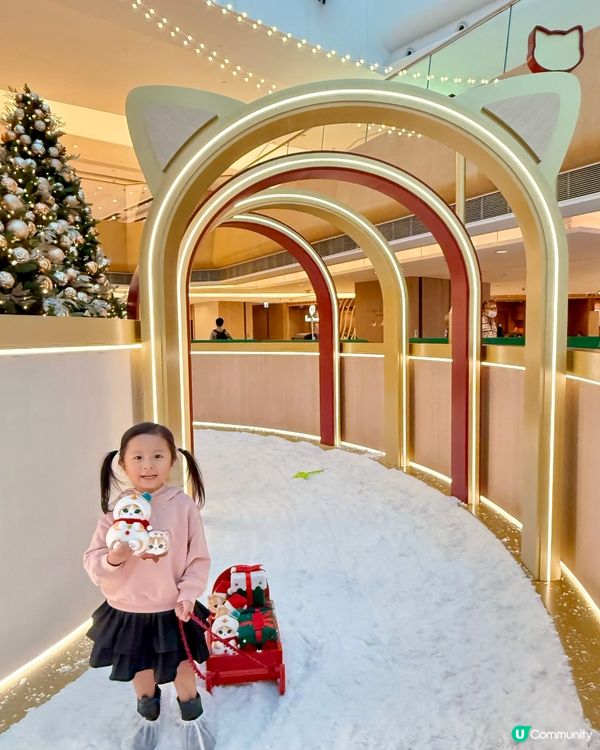 So cute😍馬鞍山新港城喵喵聖誕探險記😻萌爆打卡！📸