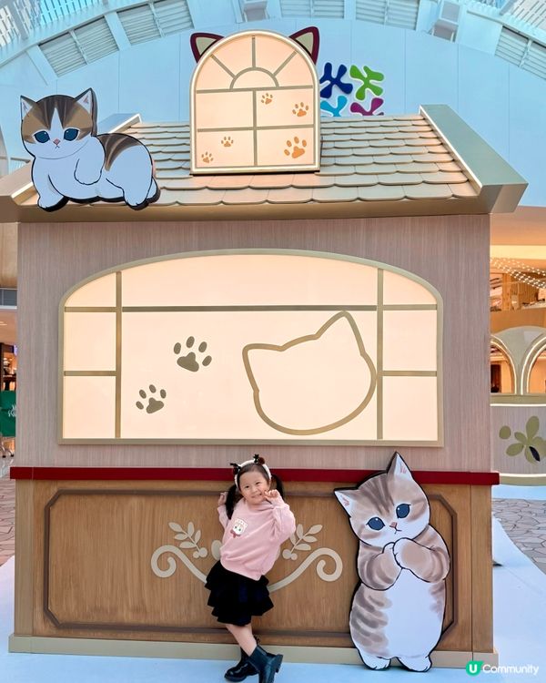 So cute😍馬鞍山新港城喵喵聖誕探險記😻萌爆打卡！📸