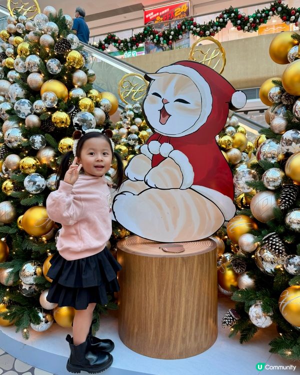 So cute😍馬鞍山新港城喵喵聖誕探險記😻萌爆打卡！📸