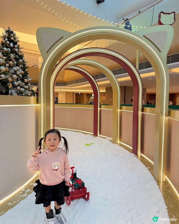 So cute😍馬鞍山新港城喵喵聖誕探險記😻萌爆打卡！📸